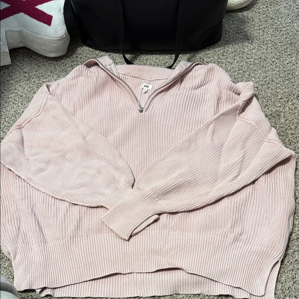 Aerie Blush V-Neck Sweater